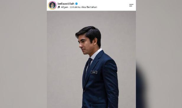 Bella doa kebenaran, keadilan dan ketenangan buat Syed Saddiq
