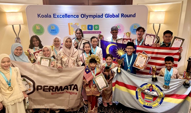17 pelajar Malaysia cemerlang pertandingan Koala Excellence Olympiad 2026 di Macau