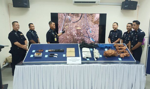 Geng Daud giat mencuri kabel tumpas, 5 ditahan