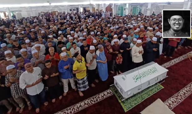 Ahmad Haziq rebah selepas azan kalimah 'La Ilaha Illallah'