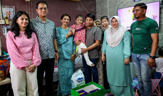 Raja Muda Kedah ziarah Aulia Sofea, keadaan kesihatan kanak-kanak semakin baik