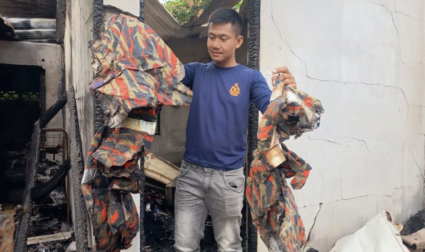 Keluarga anggota bomba tinggal sehelai sepinggang
