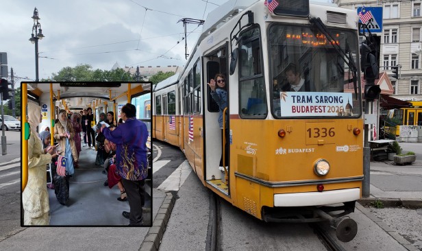 Kedutaan Malaysia di Hungary bawa 'Tram Sarong' ke Budapest kali kedua