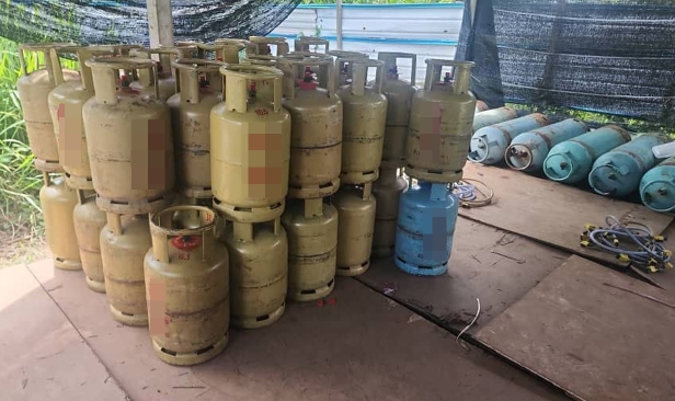 KPDN bongkar kegiatan seleweng LPG bersubsidi RM56,000 di Sungai Pelek