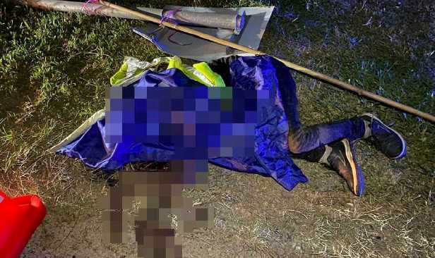 Maut dilanggar lari ketika pasang bendera kempen PRN Negeri Sembilan
