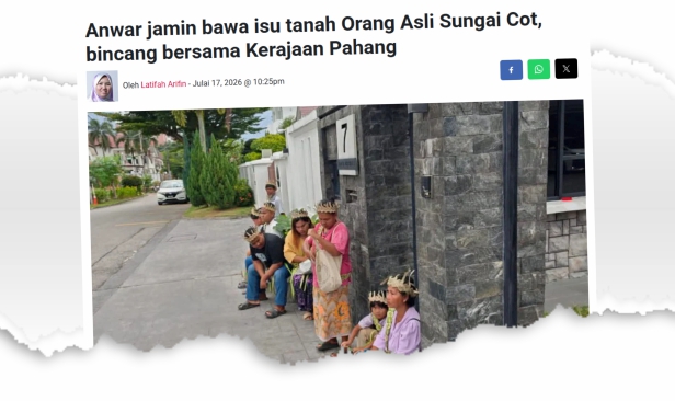 Isu tanah Orang Asli Sungai Cot tidak wajar dipolitikkan - UMNO Pahang