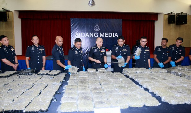 Bunga ganja lebih RM19 juta dirampas, 6 warga asing antara 7 individu ditahan