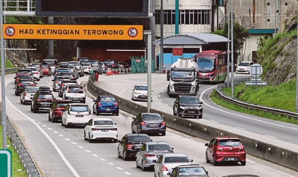 LLM jangka 3.3 juta kenderaan sepanjang musim perayaan, cuti persekolahan