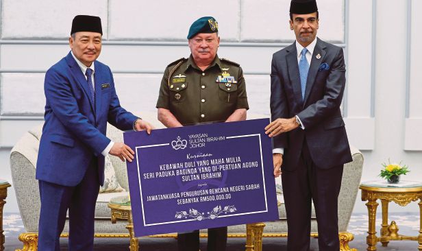 Agong kurnia sumbangan peribadi RM500,000 untuk mangsa kebakaran Sabah