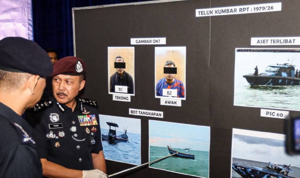 Polis Marin Pulau Pinang gagalkan cubaan seludup dadah lebih RM6 juta