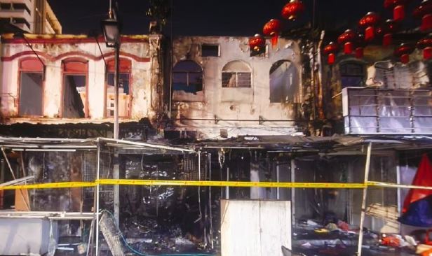 3 kiosk di Petaling Street Market terbakar