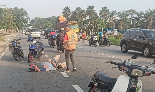 6 kenderaan nahas di Simpang Ampat, 3 penunggang motosikal cedera