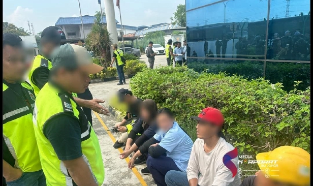 Imigresen Johor tahan 80 pekerja asing tanpa permit dalam Ops Mahir
