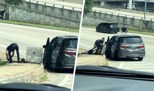 Polis buru 4 lelaki disyaki curi kabel di MRR2