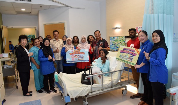 Bayi lahir pada ulang tahun Ke-20 pengiktirafan PJ sebagai bandar raya dirai