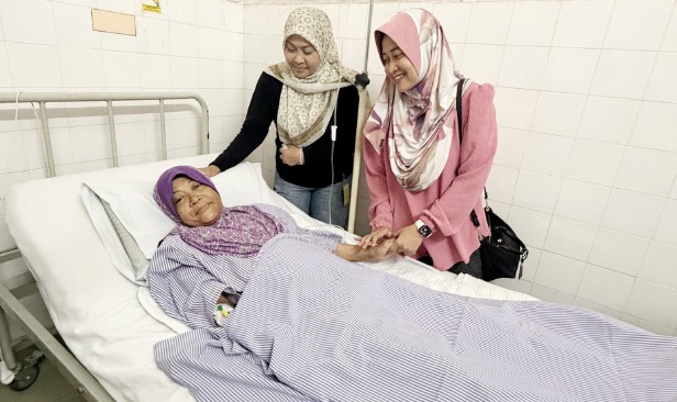Jaslinda mula tidur lena, kembali berselera untuk makan - Kakak