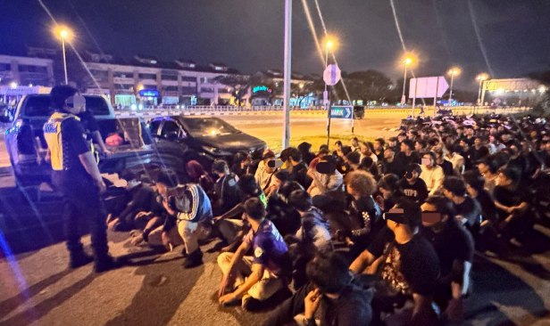 128 motosikal disita dalam operasi di Bintulu, 340 saman dikeluarkan