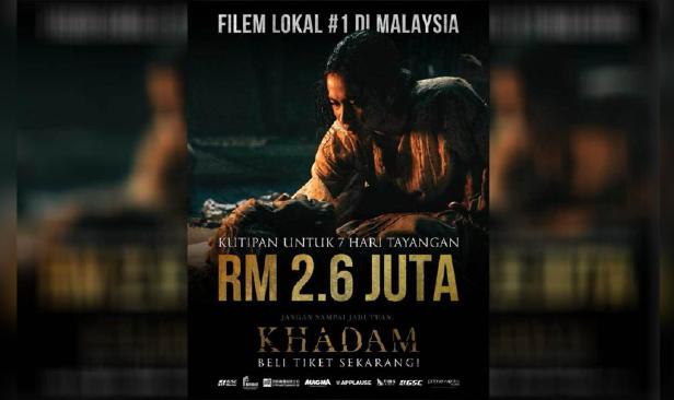 Filem Khadam raih kutipan RM2.6 juta dalam 7 hari
