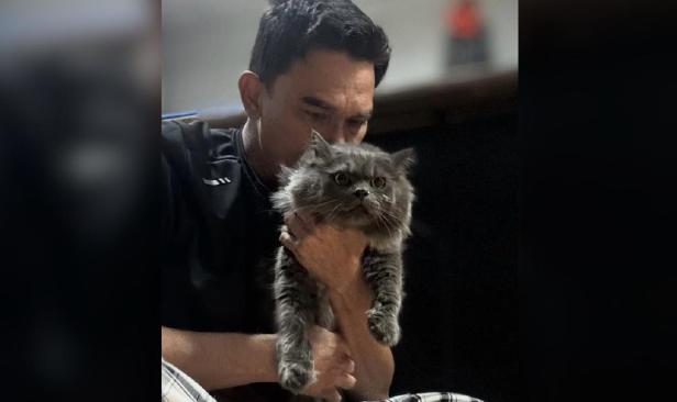 Kilau dah balik, Azhan Rani lega kucing kesayangan pulang ke rumah