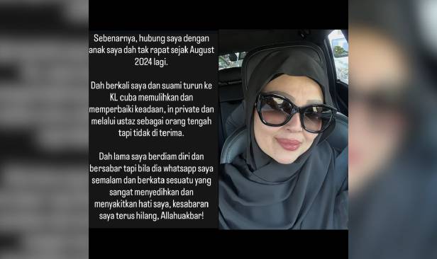 Semakin saya biarkan semakin melampau - Ibu Zahirah MacWilson