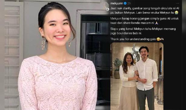 Gambar rangkul lengan itu AI, saya jaga batas - Mek Yun