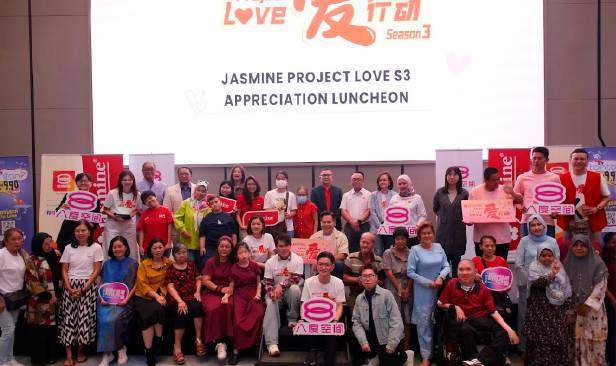 Jasmine Project Love agih RM192,000 bantu 24 keluarga