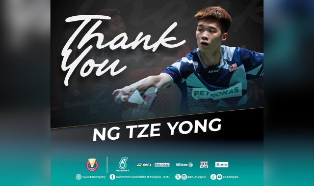 BAM sahkan pemergian Tze Yong