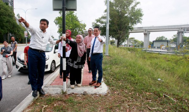 MBSA bina laluan pejalan kaki 200 meter berhampiran stesen LRT Stadium Shah Alam