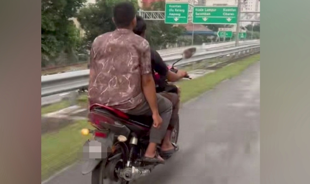 Video tular 2 lelaki tak pakai topi keledar, polis kesan pemilik motosikal