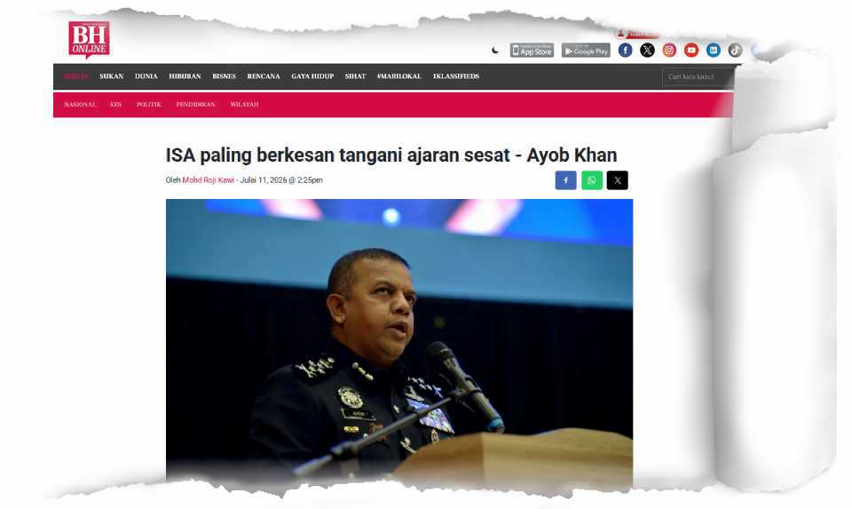 Perundangan sedia ada bersifat reaktif, gagal sekat ancaman ajaran sesat peringkat awal