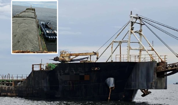 2 kapal korek ditahan bawa muatan pasir lebih had, rampasan cecah RM400 juta