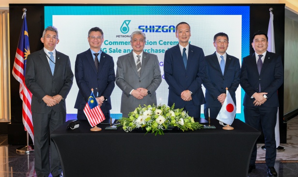 PETRONAS, Shizuoka Gas meterai kontrak LNG tujuh tahun