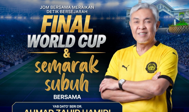 Timbalan PM Zahid meriahkan final Piala Dunia 2026 di Bangi Square 2