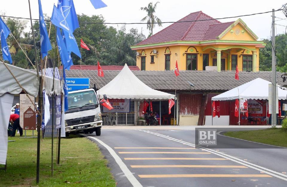 "Petugas jentera pilihan raya PH, BN dan BERSATU duduk makan semeja" - Peniaga