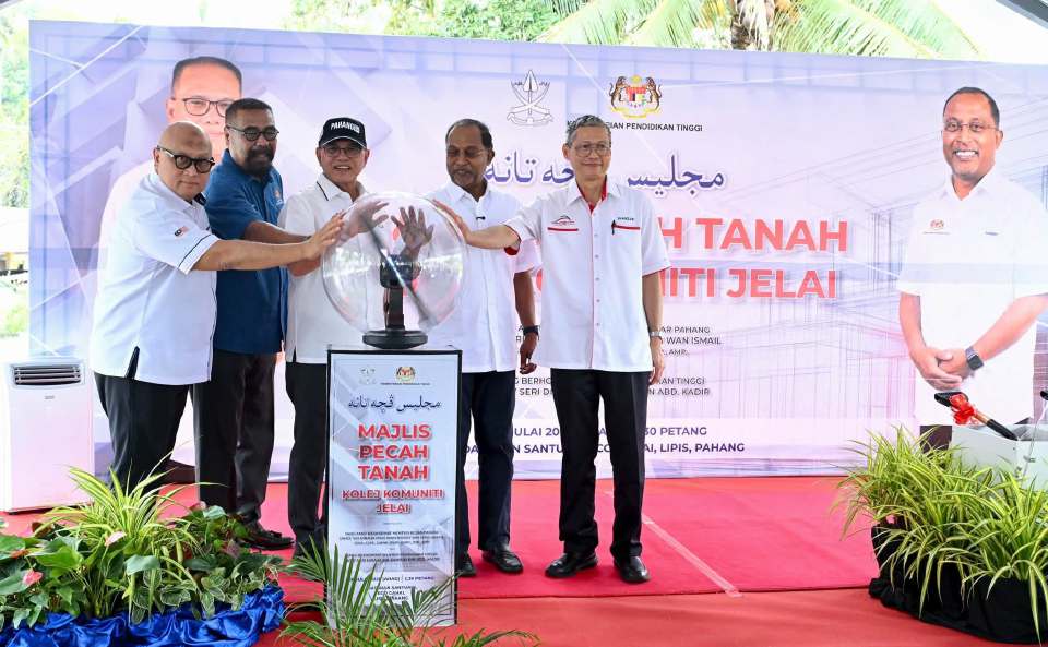 KPT bangunkan Kolej Komuniti Jelai, Lipis di Pahang dengan kos RM55 juta