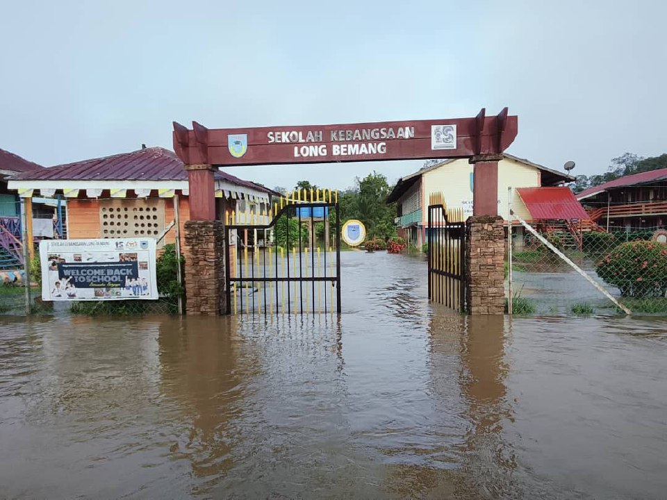 Lebih 600 penduduk Long Bemang terjejas banjir