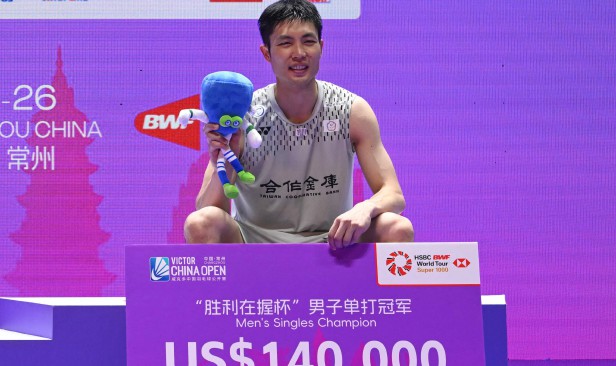 Tien Chen juarai Terbuka China pada usia 36 tahun